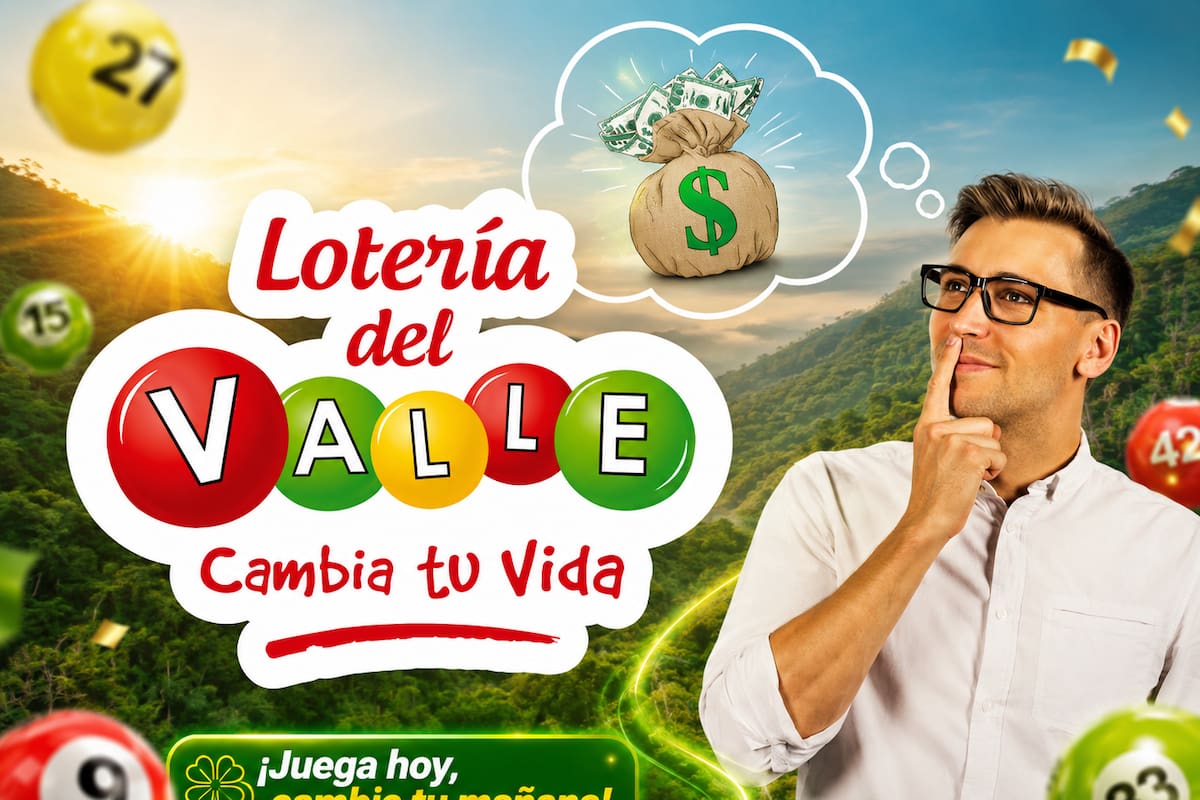 Resultados del sorteo de hoy de la Lotería del Valle.