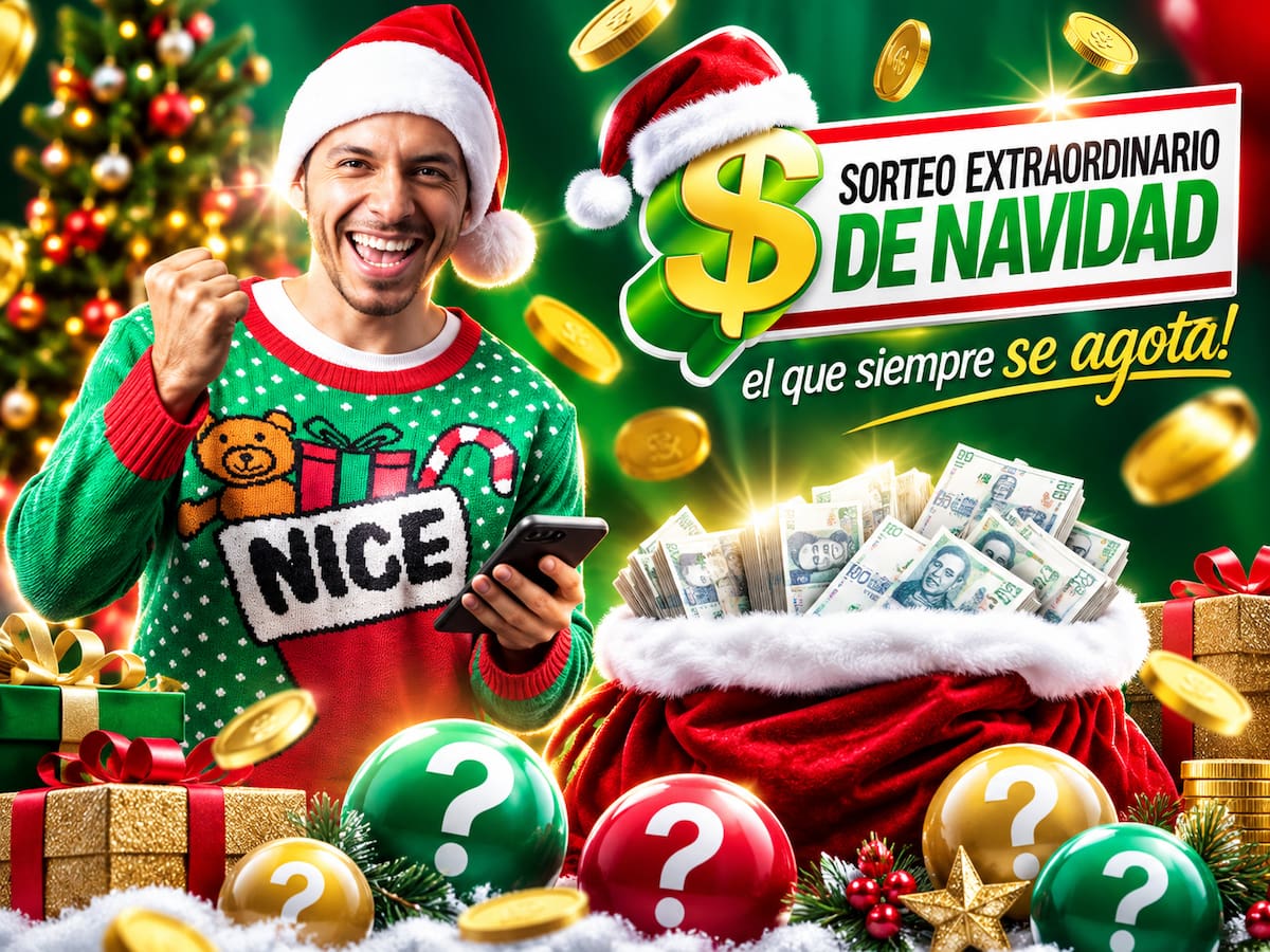 Lotería Extra de Navidad: número ganador del premio mayor del sábado 15 de agosto de 2026.