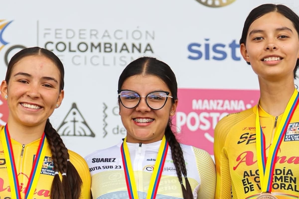 Luciana Osorio campeona del nacional sub 23 damas ruta 2026. Foto: Ciclismo en línea/ Anderson Bonilla.