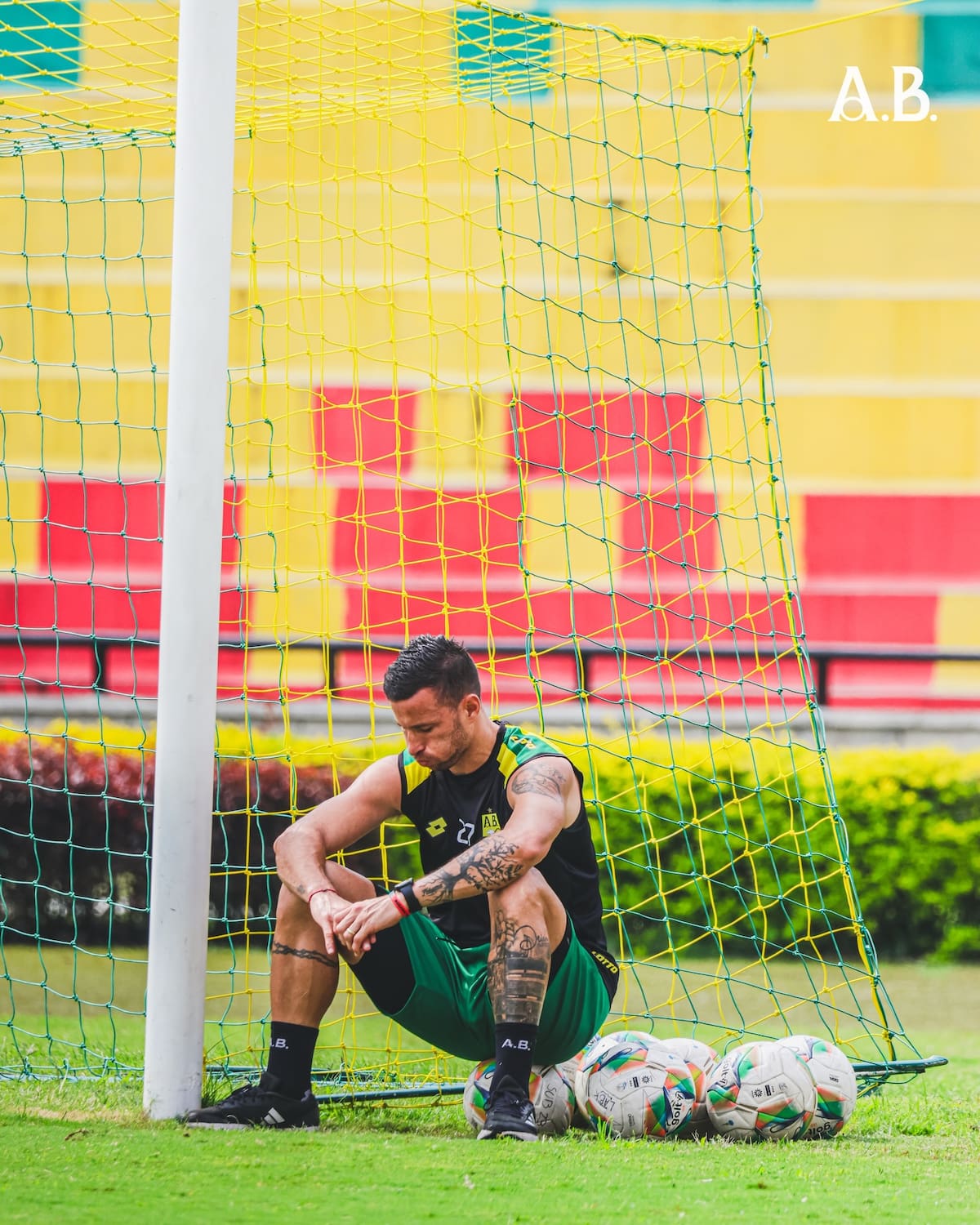 Luciano Pons terminó el semestre con ocho anotaciones. Foto: cortesía Atlético Bucaramanga.