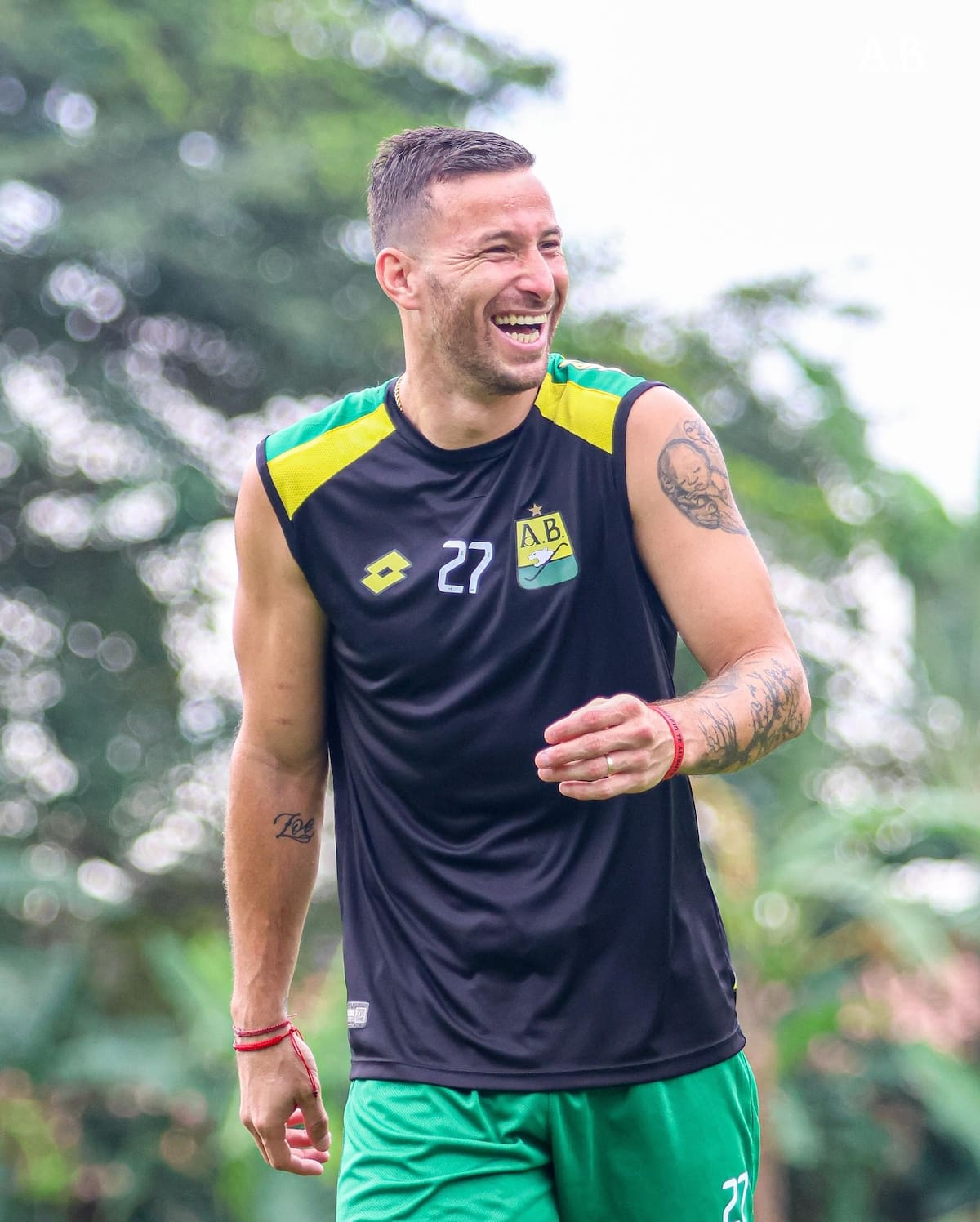 Luciano Pons vive en Atlético Bucaramanga quizá su mejor momento como futbolista profesional. Foto: cortesía Atlético Bucaramanga.