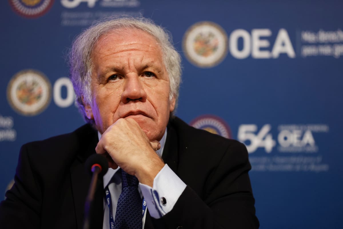 El secretario general de la OEA repudia el “secuestro y tortura” de menores en Venezuela. EFE/VANGUARDIA