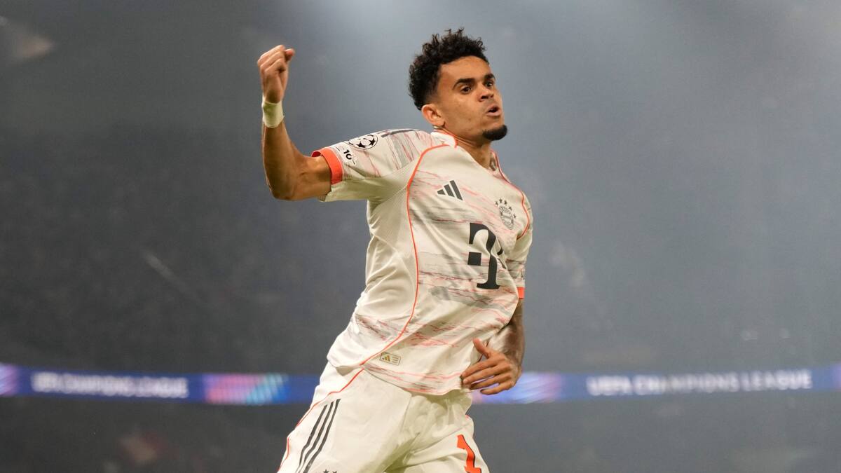 Luis Díaz anotó doblete con el Bayern Múnich ante el PSG por la fecha 4 de la UEFA Champions League 2025/26. Foto: Bayern Múnich.