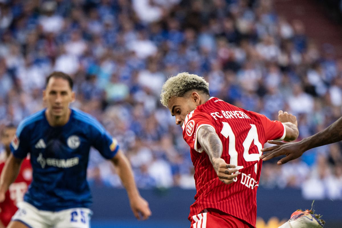 Luis Díaz fue titular y disputó los 90 minutos, aunque tuvo dificultades para superar la marca defensiva del conjunto local. /FOTO: Bayern Múnich