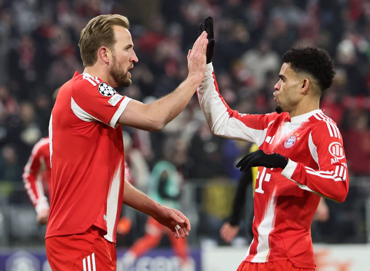 Por dónde y a qué horas ver a Luis Díaz y el Bayern Múnich ante el PSV. Foto: EFE/EPA/RONALD WITTEK