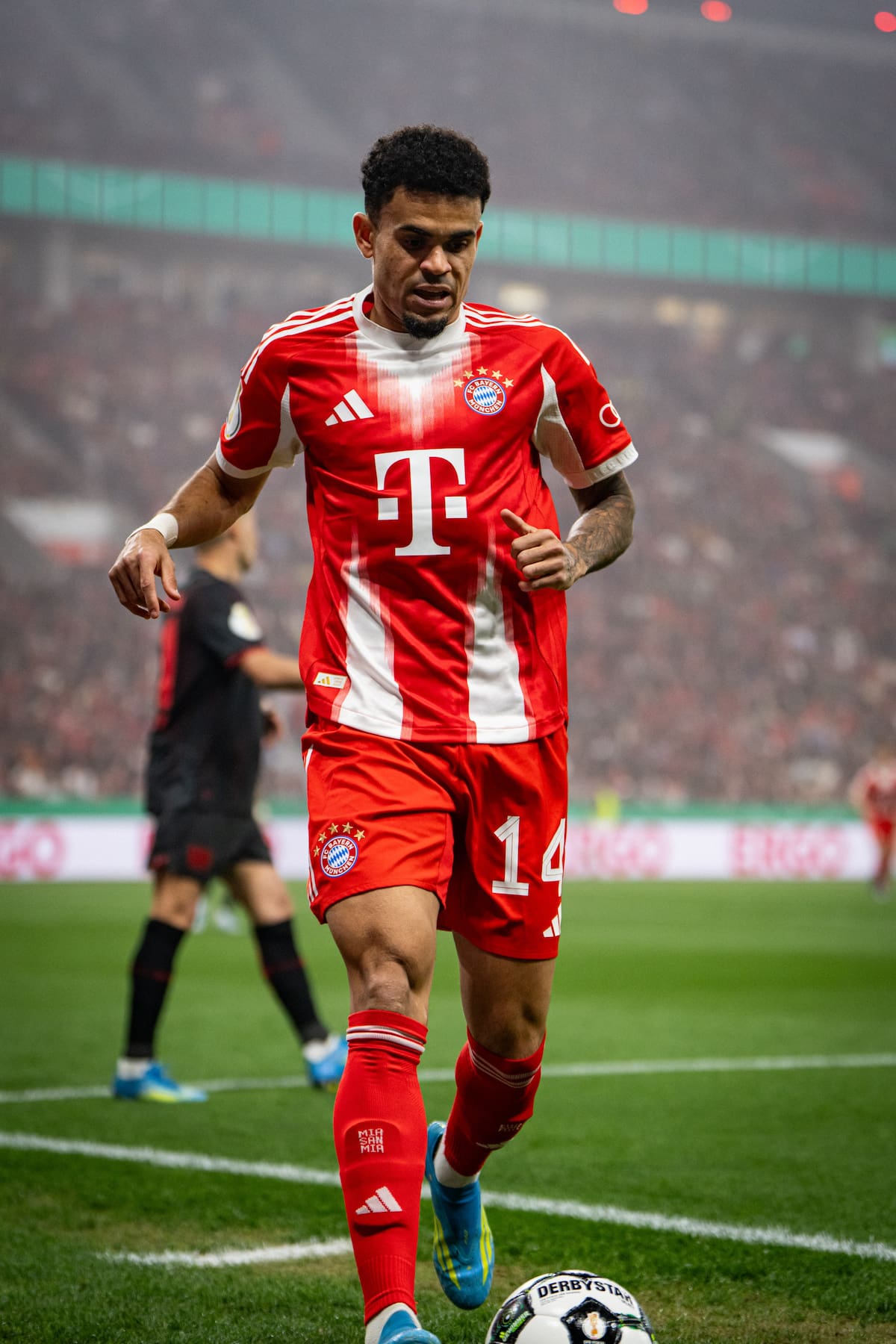 Luis Díaz ya ganó la Supercopa de Alemania y la Bundesliga con el Bayern Múnich. Foto: Bayern Múnich.