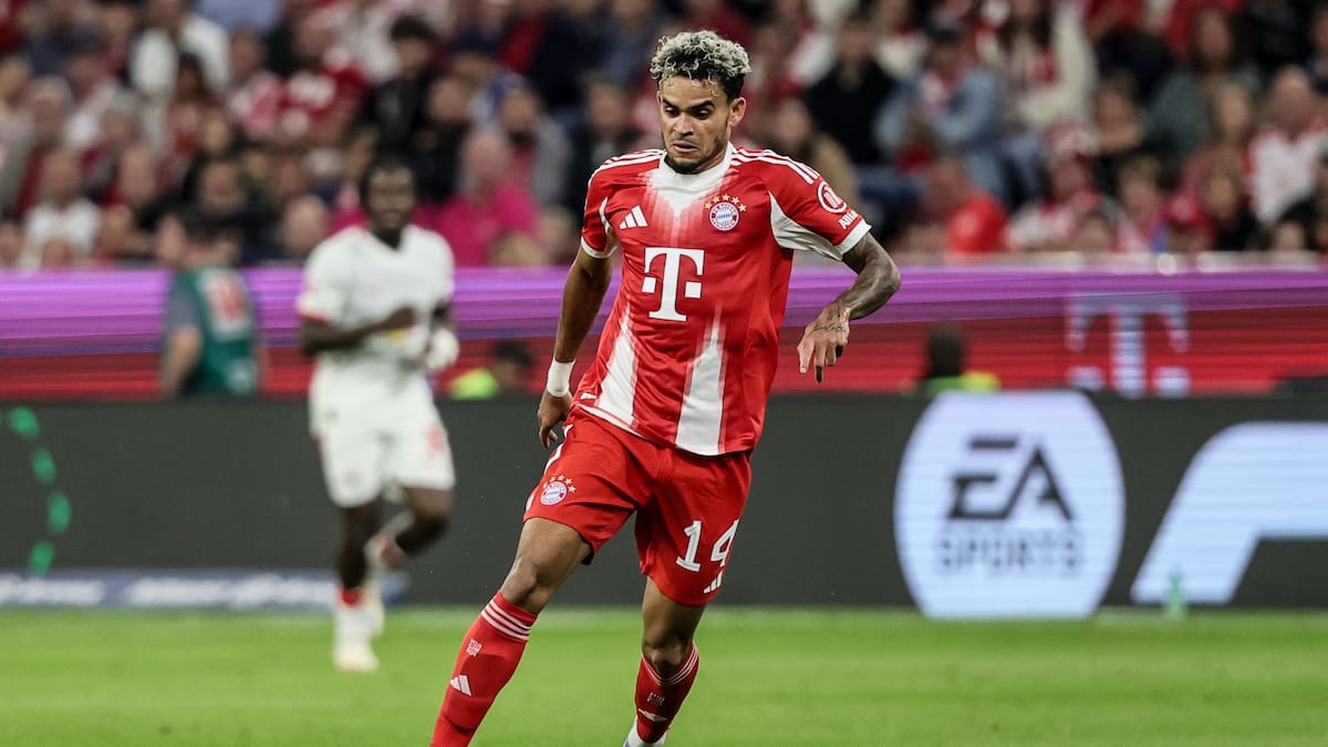 Luis Díaz se está ganando el corazón de los hinchas alemanes en el Bayern Múnich. //Foto, EFE: RONALD WITTEK