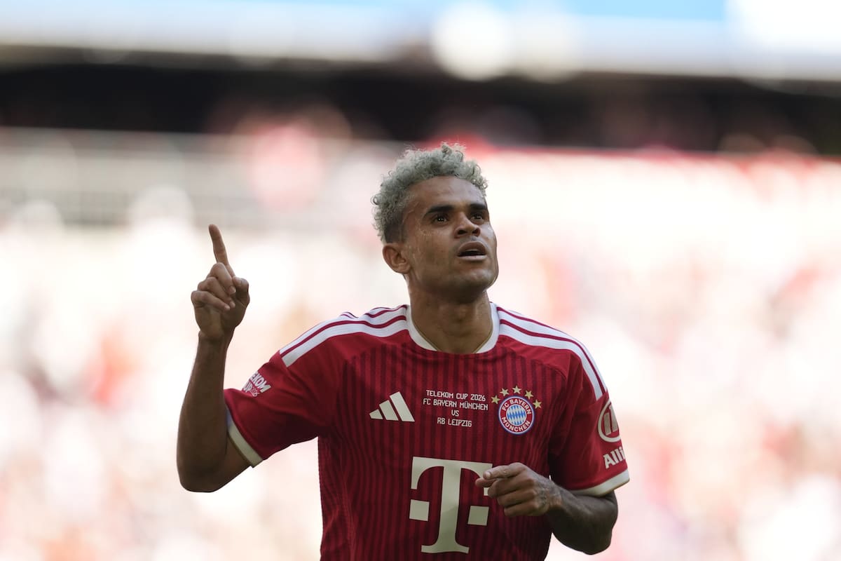 Luis Díaz volvió a marcar con Bayern Múnich y abrió el camino del triunfo 3-1 ante RB Leipzig. /FOTO: Bayern Múnich
