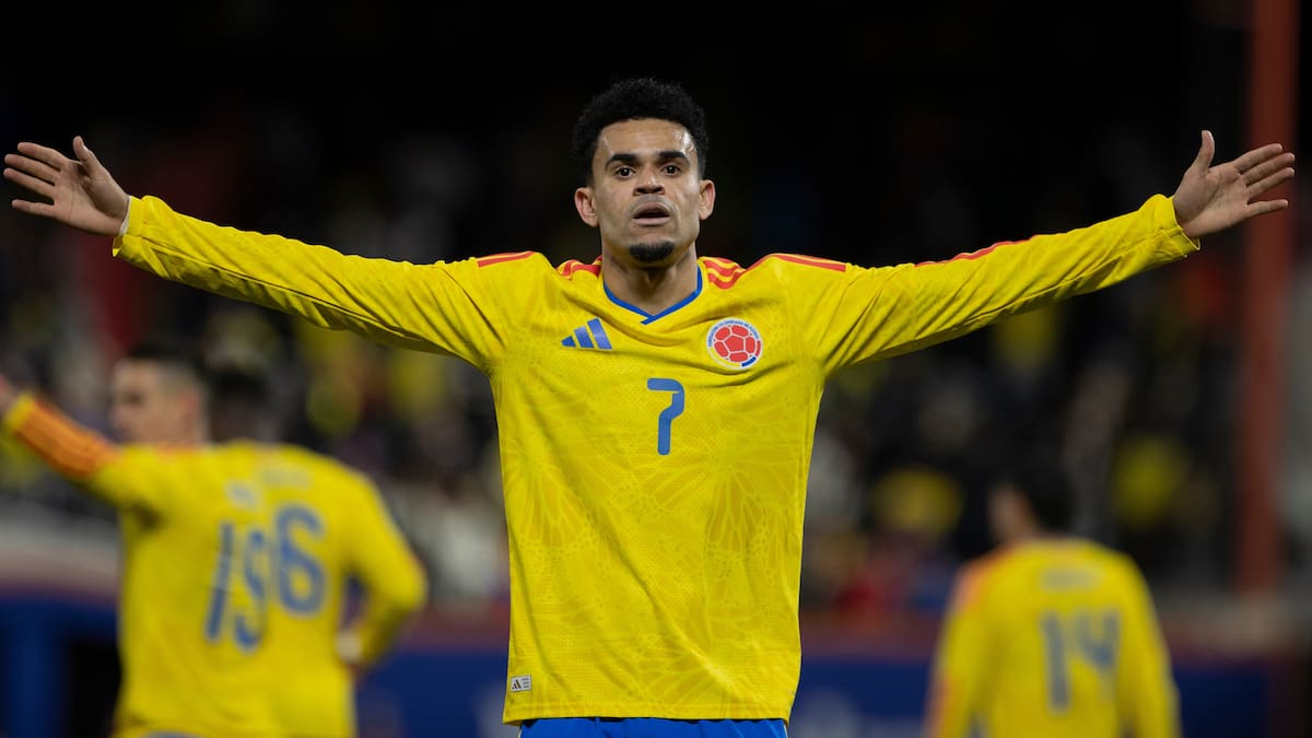 Luis Díaz anotó un gol para la Selección Colombia en el último amistoso del año. //Foto, EFE: Ángel Colmenares