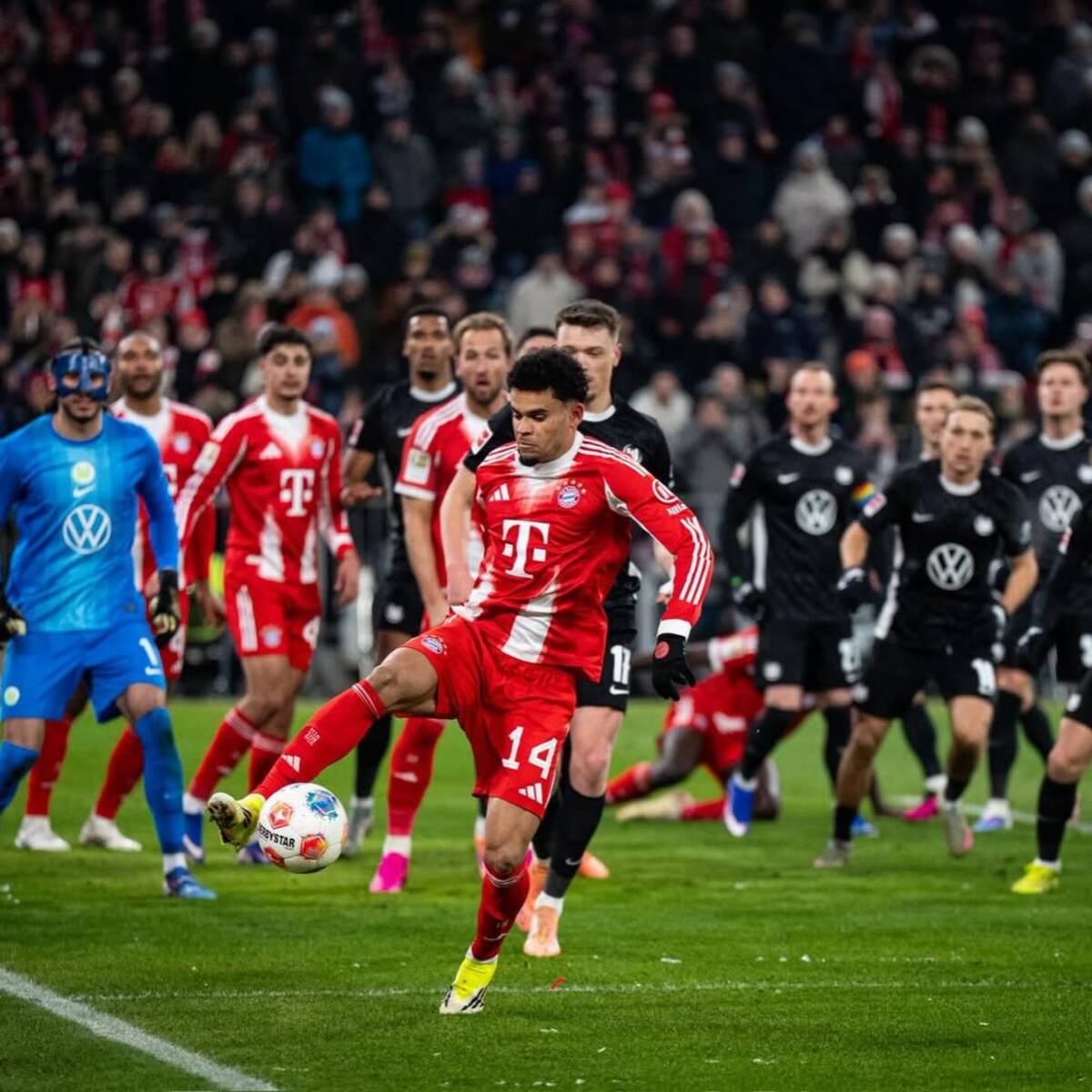 Luis Díaz, jugador del Bayern Múnich. Foto: Redes sociales de Luis Díaz.