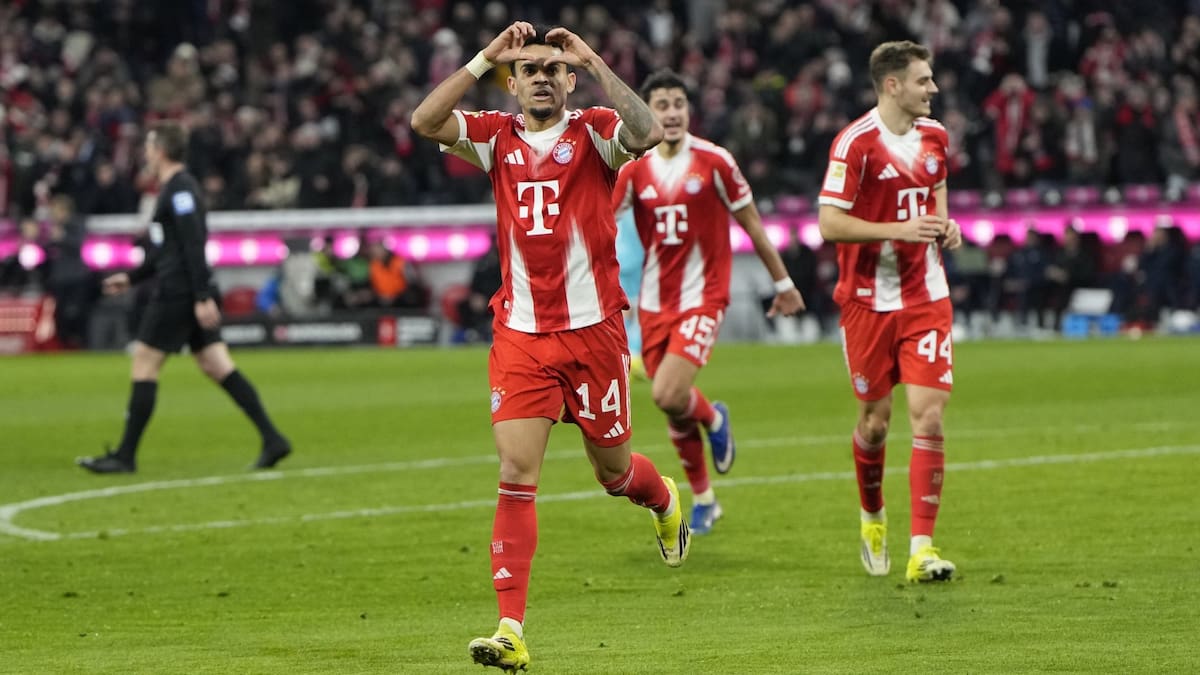 Luis Díaz vuelve a brillar con el Bayern Múnich, ahora en duelo de la Bundesliga ante el Hoffenheim. Foto: cortesía Bayern Múnich.