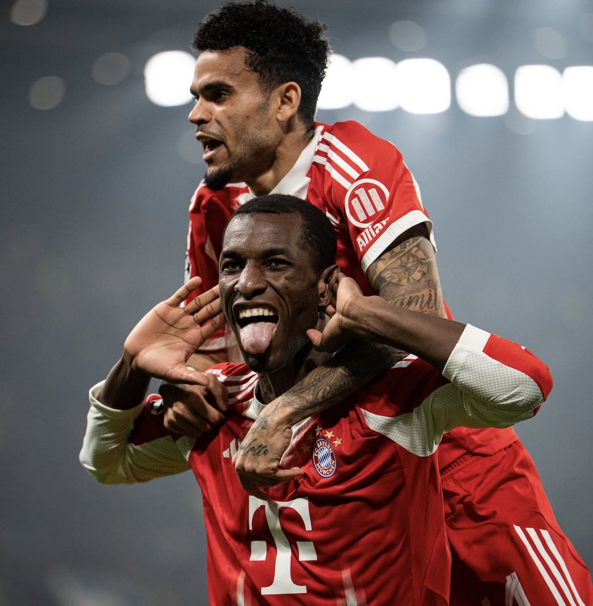 Luis Díaz brilló con lujo incluido en la paliza del Bayern Múnich: goleada histórica al Atalanta. Foto: @FCBayernES