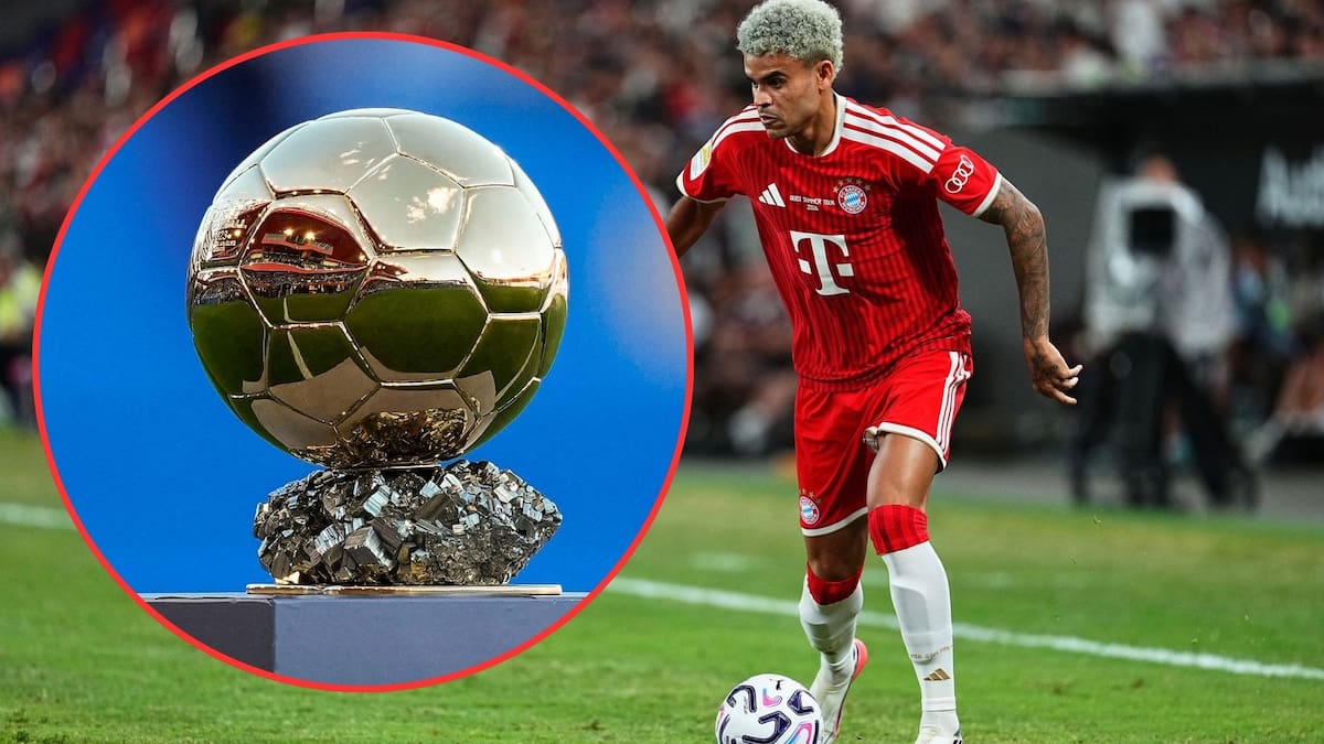 El colombiano Luis Díaz fue nominado al Balón de Oro 2026. //Fotos, EFE y AP: Enric Fontcuberta - Chan Long Hei