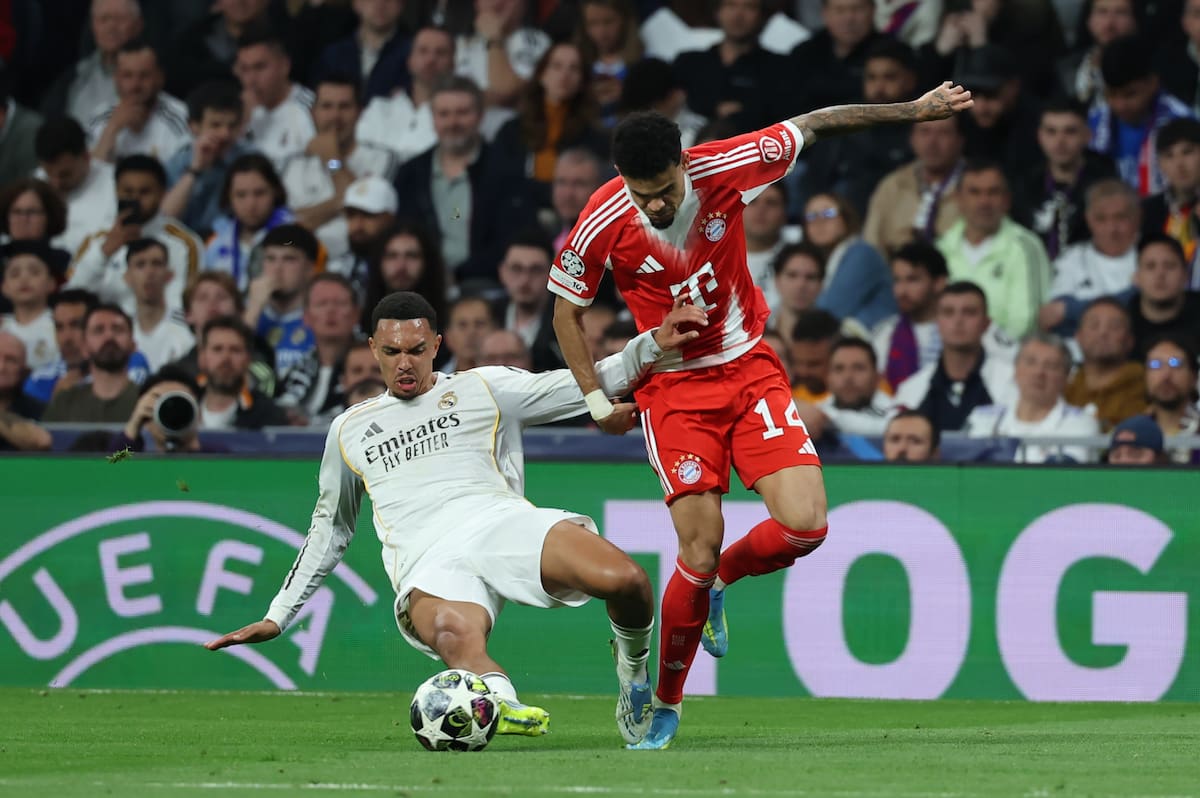 Luis Díaz tuvo un partido discreto contra Real Madrid, pero marcó un tanto para Bayern Múnich. //Foto, EFE: Kiko Huesca