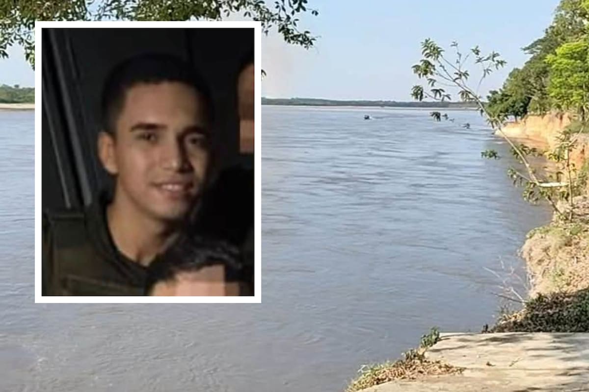 Luis Eduardo Uribe González, de 18 años, desapareció en las aguas del río Magdalena, en San Rafael de Chucurí, Barrancabermeja.