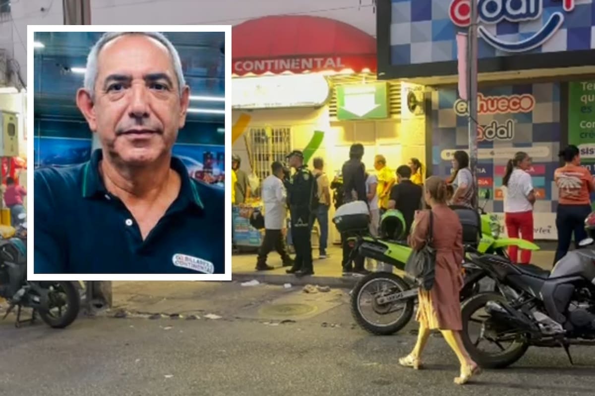 Luis Enrique Zárate Ariza, de 61 años, fue asesinado a tiros dentro del billar El Continental, en el centro de Bucaramanga. Fotografías y videos: suministradas El Avispero Bucaramanga/VANGUARDIA.