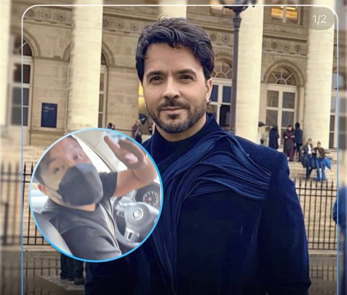 ¡Traigo a Luis Fonsi!”: taxista se vuelve viral por carrera al cantante puertorriqueño.