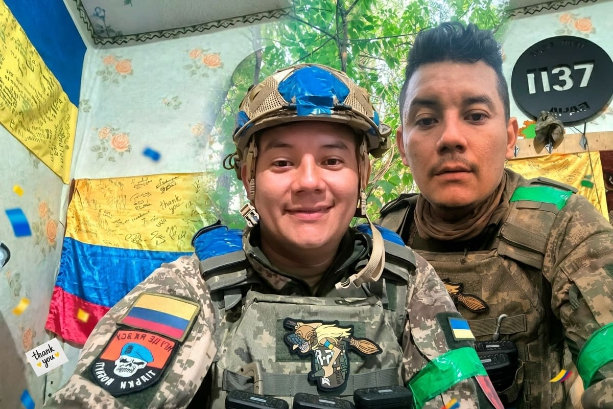 Luis Gómez regresó a Colombia después de un año en medio de los combates entre Ucrania y Rusia. Las experiencias vividas en las trincheras dejaron recuerdos que Luis Gómez todavía enfrenta tras regresar al país.