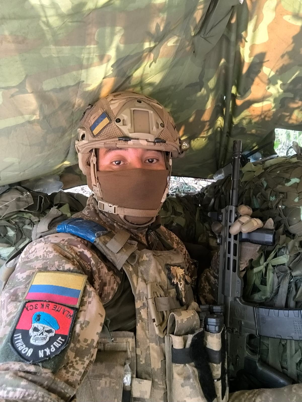 Luis Gómez regresó a Colombia después de un año en medio de los combates entre Ucrania y Rusia.