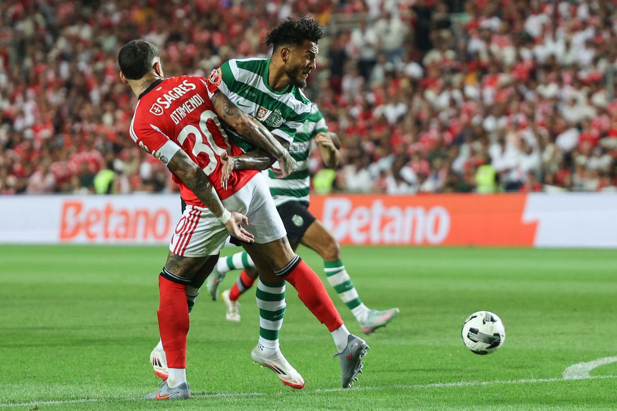 Luis Javier Suárez debutó en la derrota de su equipo ante el Benfica en la Supercopa de Portugal. //Foto, EFE: MIGUEL A. LOPES