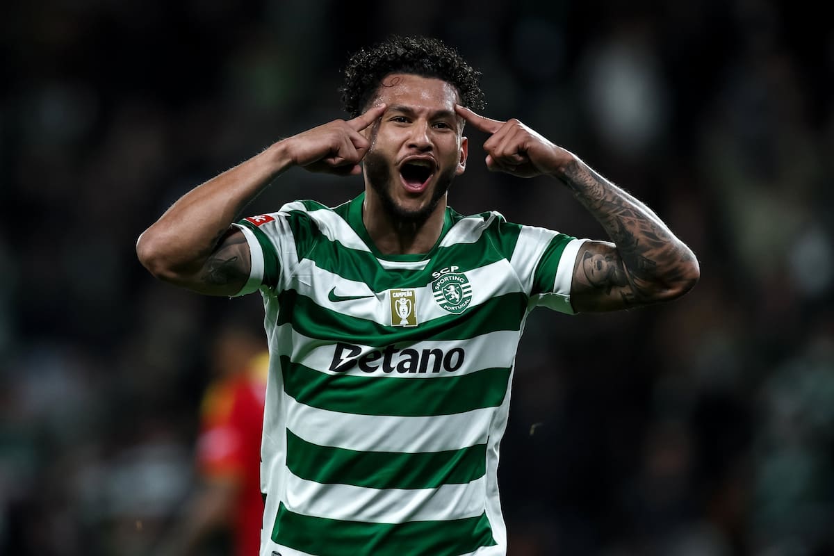 Luis Javier Suárez rompe récords, lidera Portugal y se postula para el Mundial 2026. Foto: @SportingCP