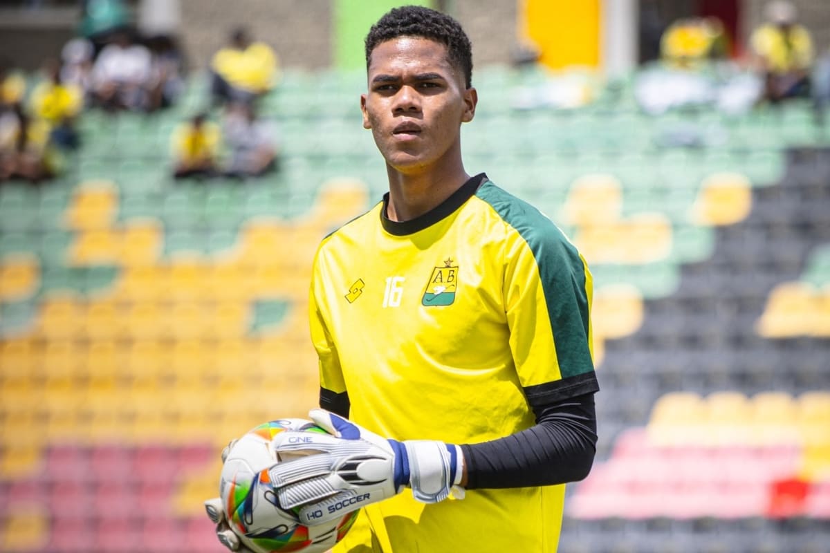 Luis Matheus recibe la oportunidad de atajar en el Atlético Bucaramanga. Foto: cortesía Atlético Bucaramanga.