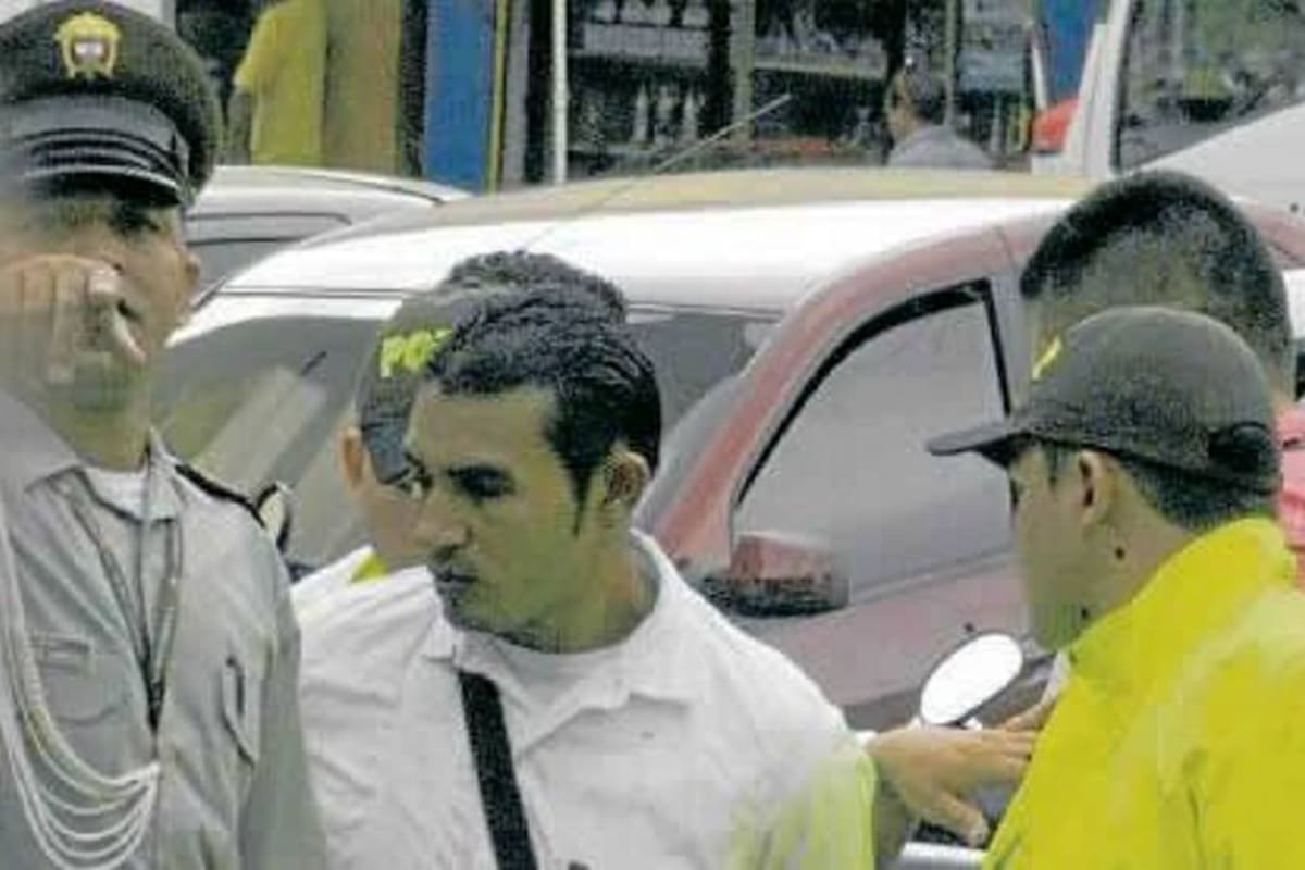 Luis Ramírez Maestre, el Asesino de la Soga, luego de ser capturado. (Foto: Archivo/VANGUARDIA LIBERAL)