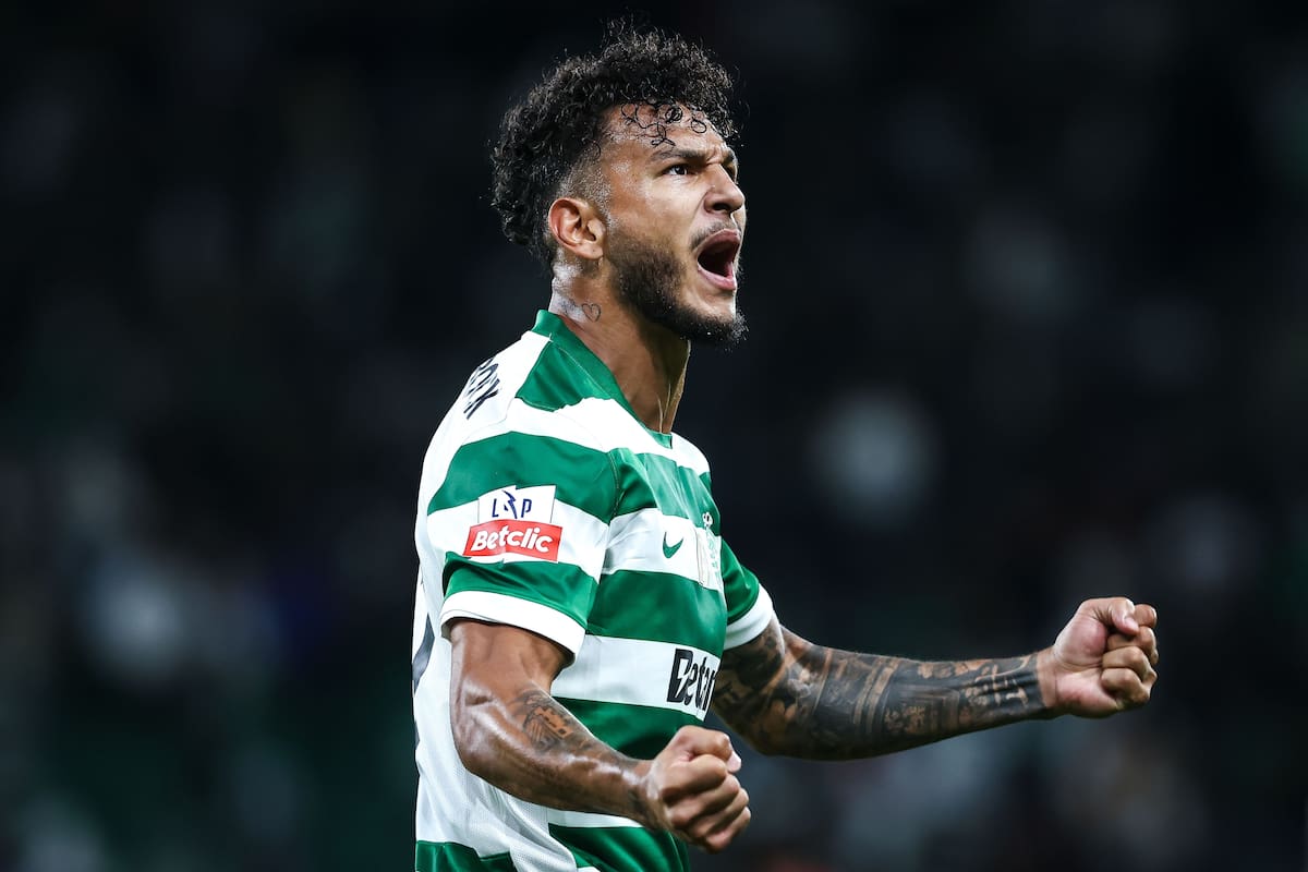 Luis Suárez abrió el marcador para Sporting Lisboa. //Foto, EFE: RODRIGO ANTUNES