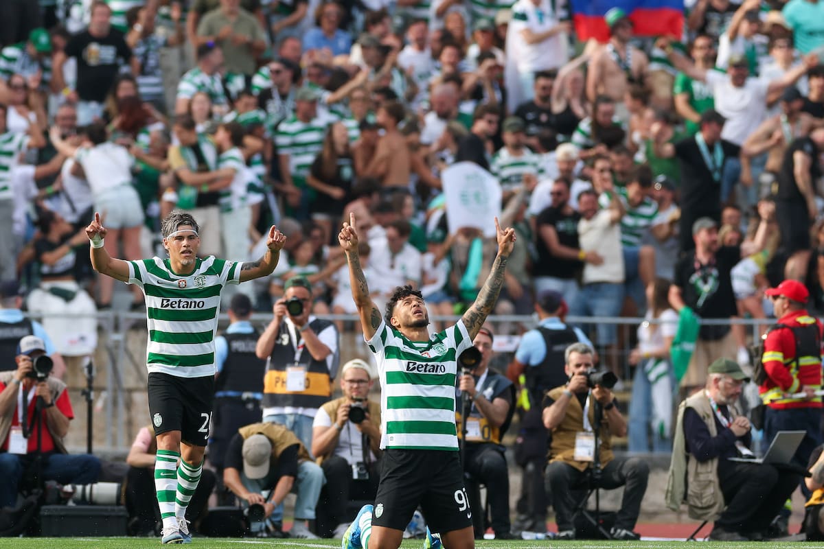Luis Suárez marcó el gol del empate en la final de la Copa Portugal para Sporting de Lisboa. //Foto, EFE: TIAGO PETINGA