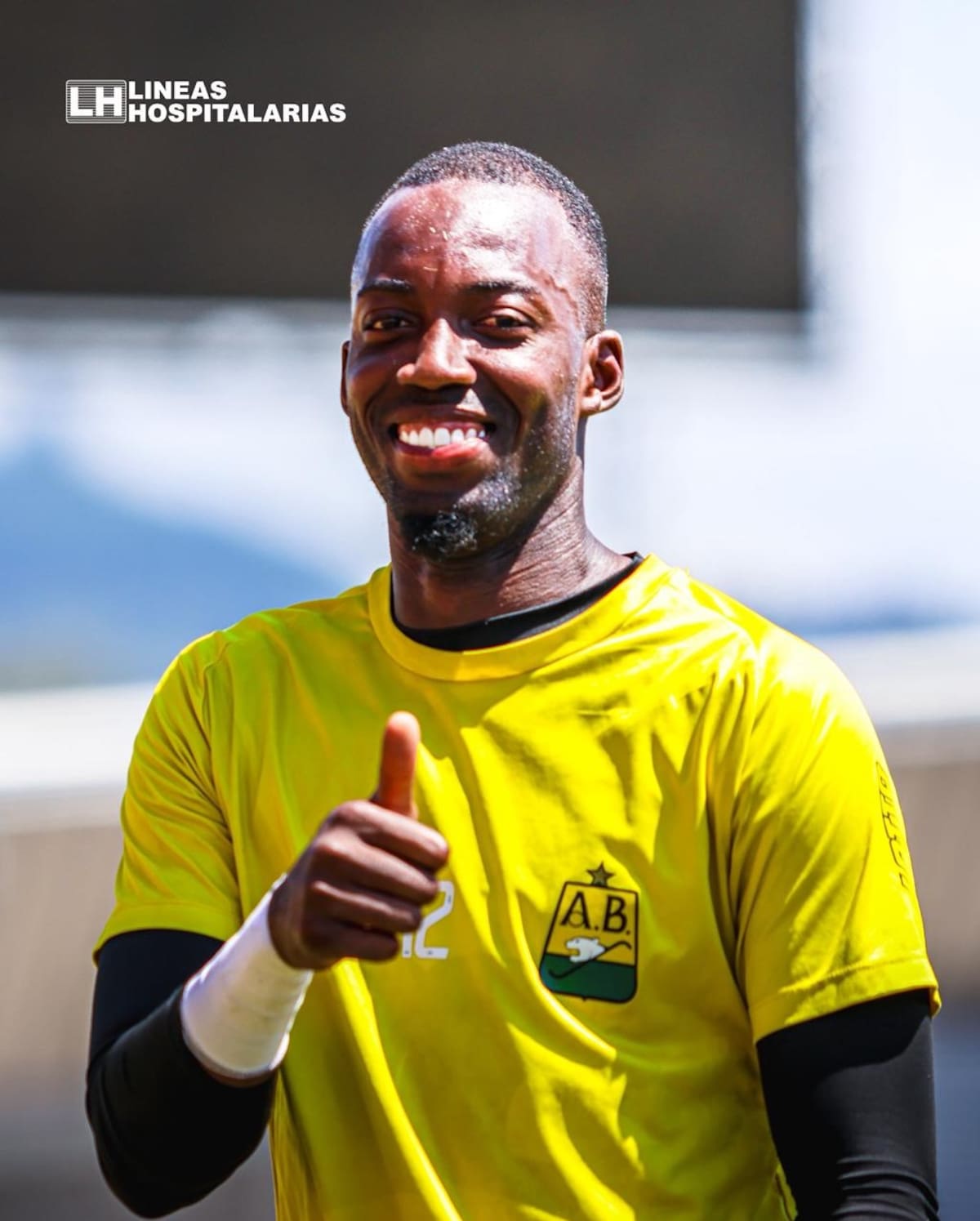 Al arquero Luis Vásquez le llegó la oportunidad de brillar en el Atlético Bucaramanga. Foto: cortesía Atlético Bucaramanga.