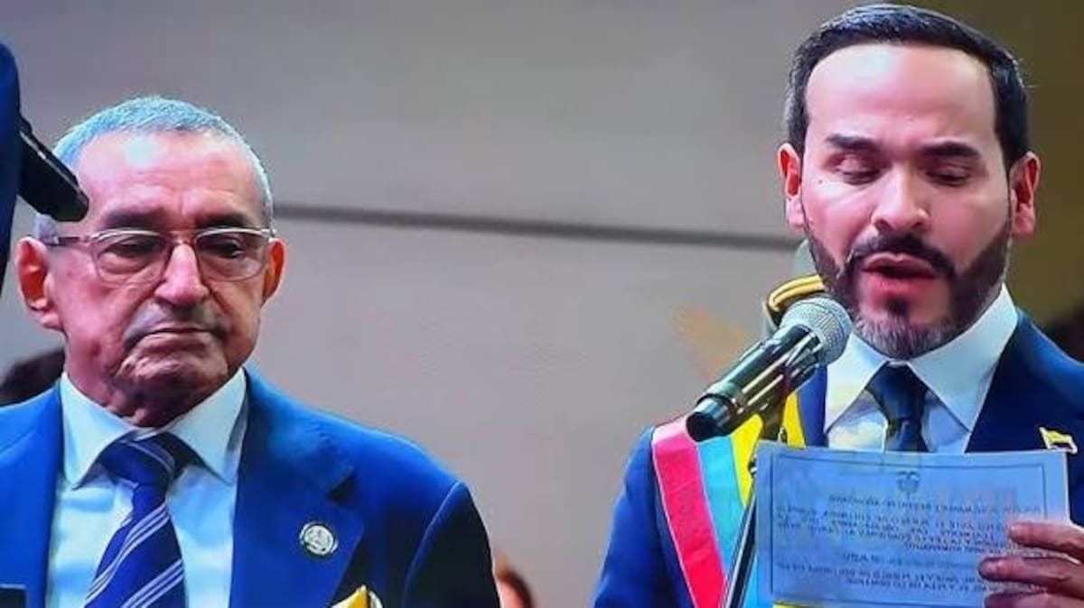 Luis Yagüé, el campesino invitado a la posesión, contó qué espera del nuevo Gobierno.
Foto: Presidencia.