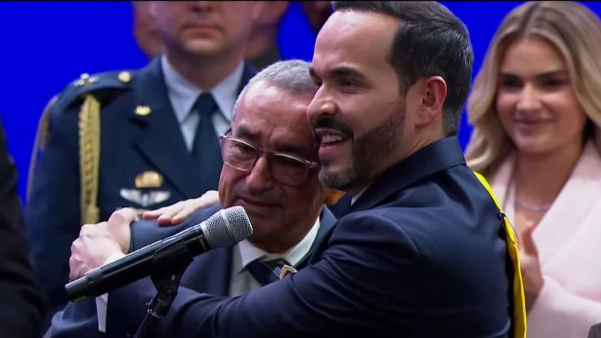 Luis Yagüé, el vendedor de panela que estuvo junto al presidente, reveló qué espera para el campo
Foto: Presidencia.
