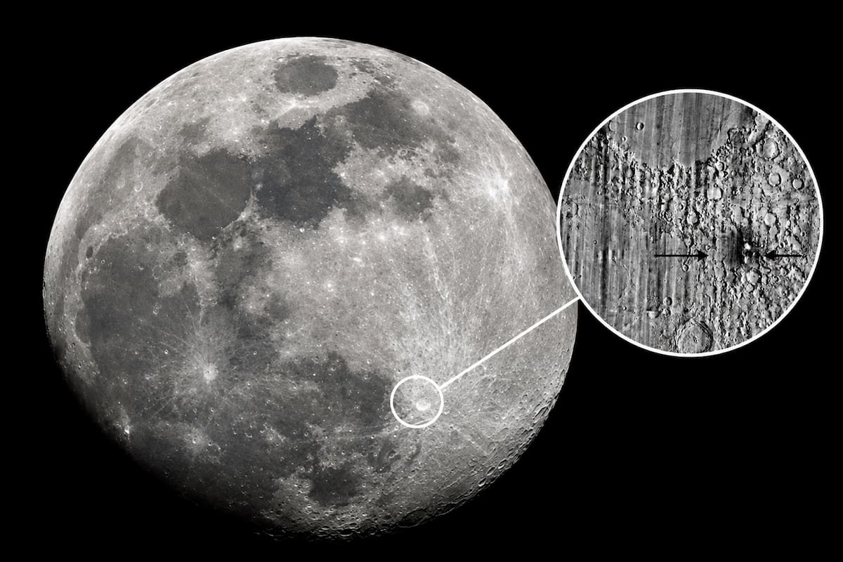 NASA descubre en la Luna un gigantesco cráter, el mayor formado recientemente en el sistema solar.