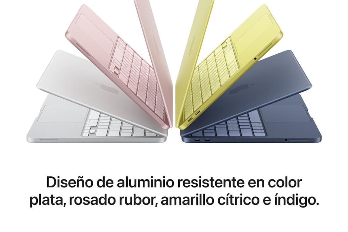 Apple presenta el MacBook Neo, su portátil más accesible, con diseño delgado y acabado en aluminio.
Foto tomada de: Apple