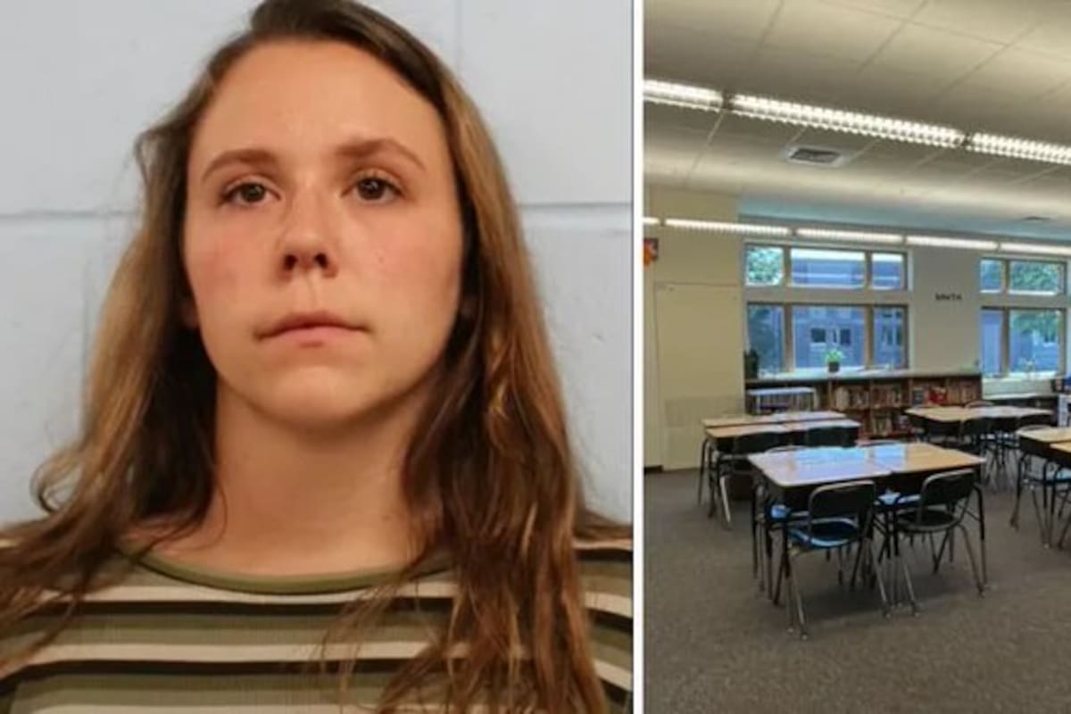 Madisonn Bergmann, quien estaba a punto de casarse, fue detenida por besar a un alumno de 11 años. Tomada de internet / VANGUARDIA