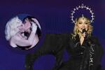 Este es el video del momento en que Madonna recrea el icónico beso con Britney Spears en su concierto de Brasil