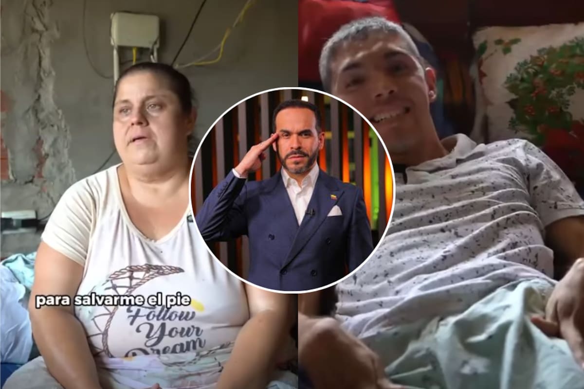 Noralba Blanco pidió al presidente Abelardo De La Espriella apoyo para acceder a una cirugía que, según relató, podría ayudarle a conservar su pie. Captura de video // Tomado de: Redes Sociales.