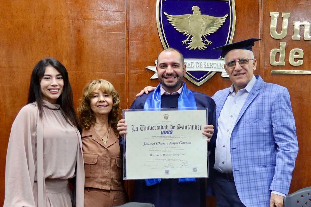 Laura Andrea Velandia, Cecilia Garzón, Joussef Charlie Najm Garzón y Charlie Joussef Najm. Suministrada /VANGUARDIA