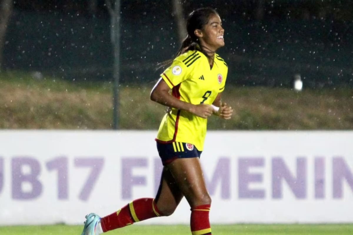 Maithé López, jugadora selección Colombia Sub-17 femenina.
