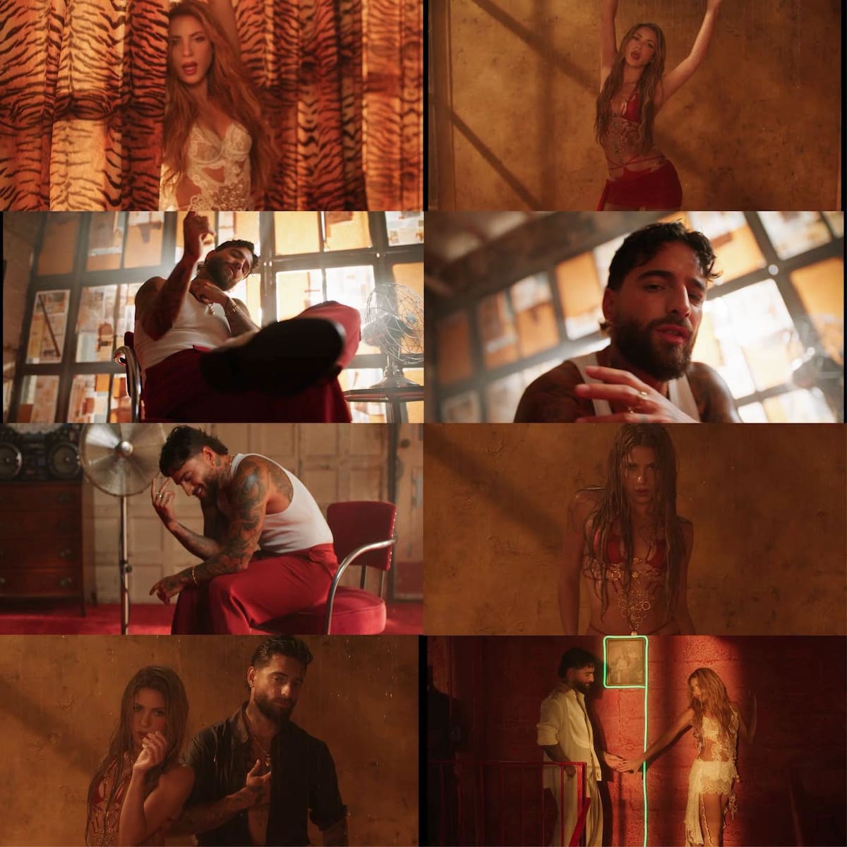 Maluma y Shakira estrenan el video oficial de 'Agua' Foto: captura de video