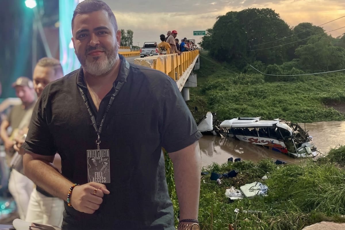 Mánager de Kbeto Zuleta cuenta cómo se salvó de accidente que deja 4 muertos. Foto: Composición VANGUARDIA