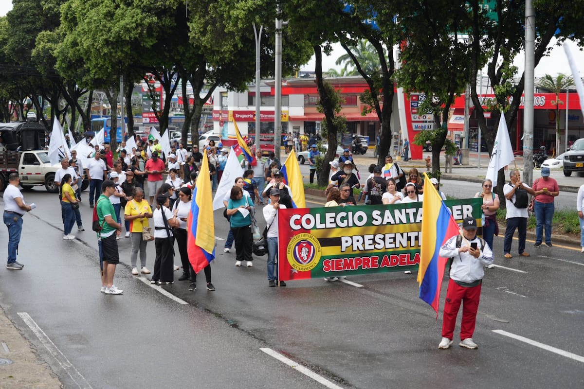 Se reportan afectaciones en arterias como la carrera 27, en Bucaramanga. (Foto: suministrada / VANGUARDIA)