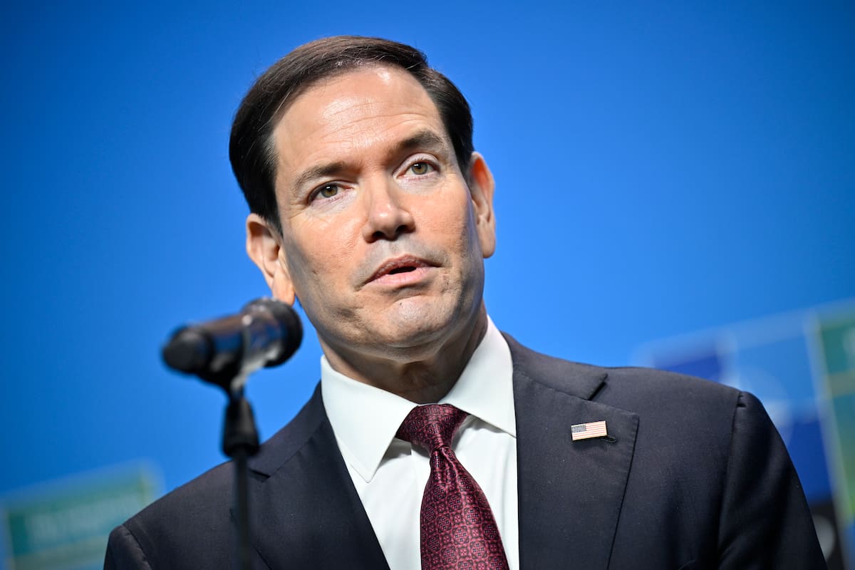 Marco Rubio, secretario de Estado de Estados Unidos. //EFE - JOHAN NILSSON/TT SWEDEN OUT.