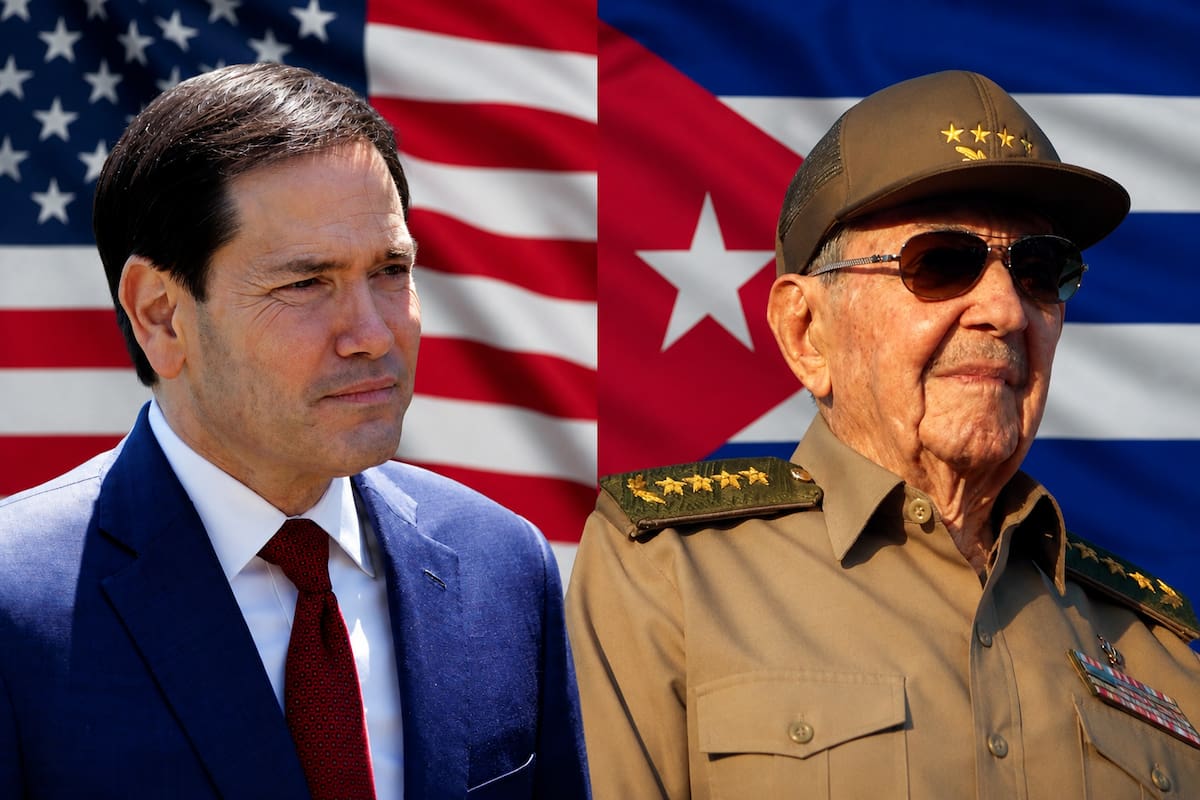 Marco Rubio llama fugitivo a Raúl Castro tras cargos en Estados Unidos por caso de 1996. | Foto: Tomadas de Efe / Vanguardia.
