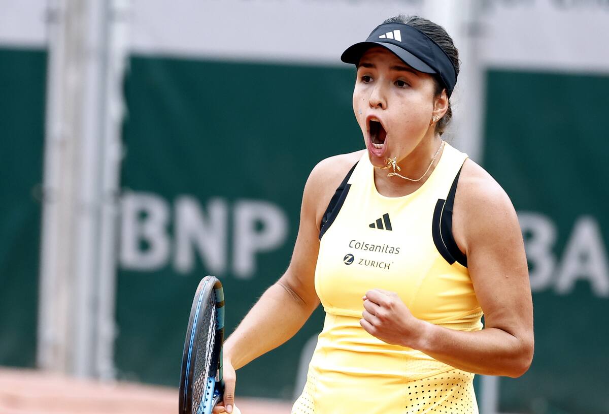 La tenista colombiana María Camila Osorio avanzó a la segunda fase de Roland Garros.