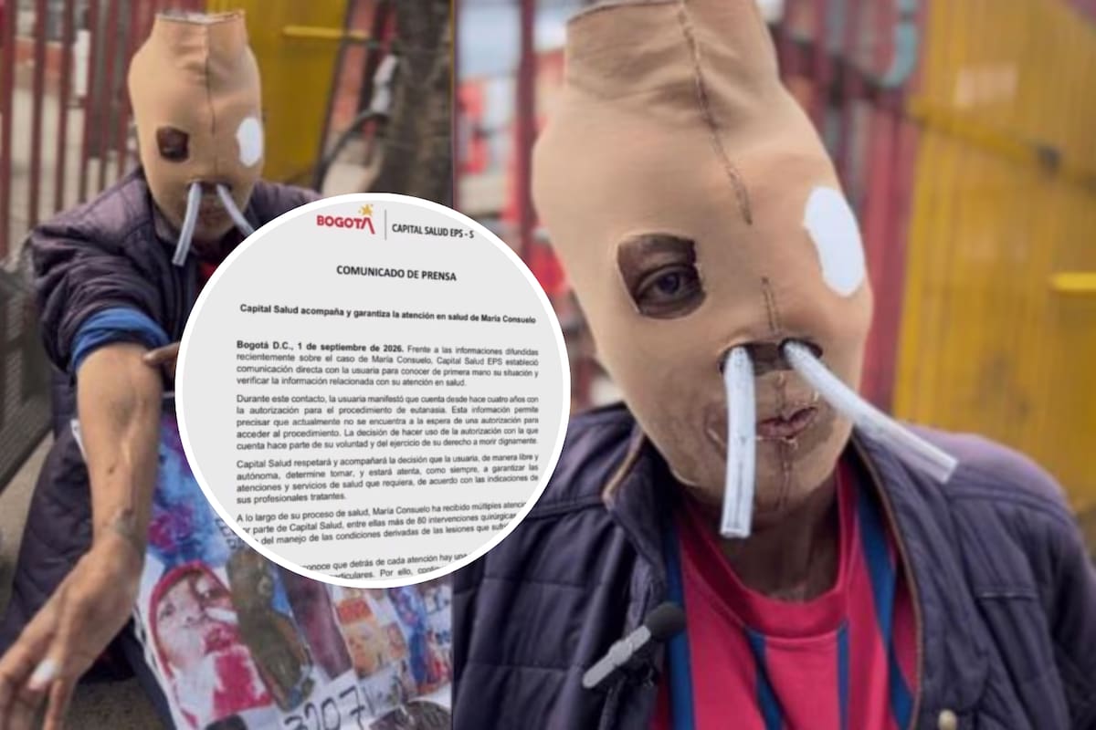 EPS se pronuncia sobre María Consuelo Córdoba, mujer atacada con ácido que tiene autorización para la eutanasia. Foto: Captura de video