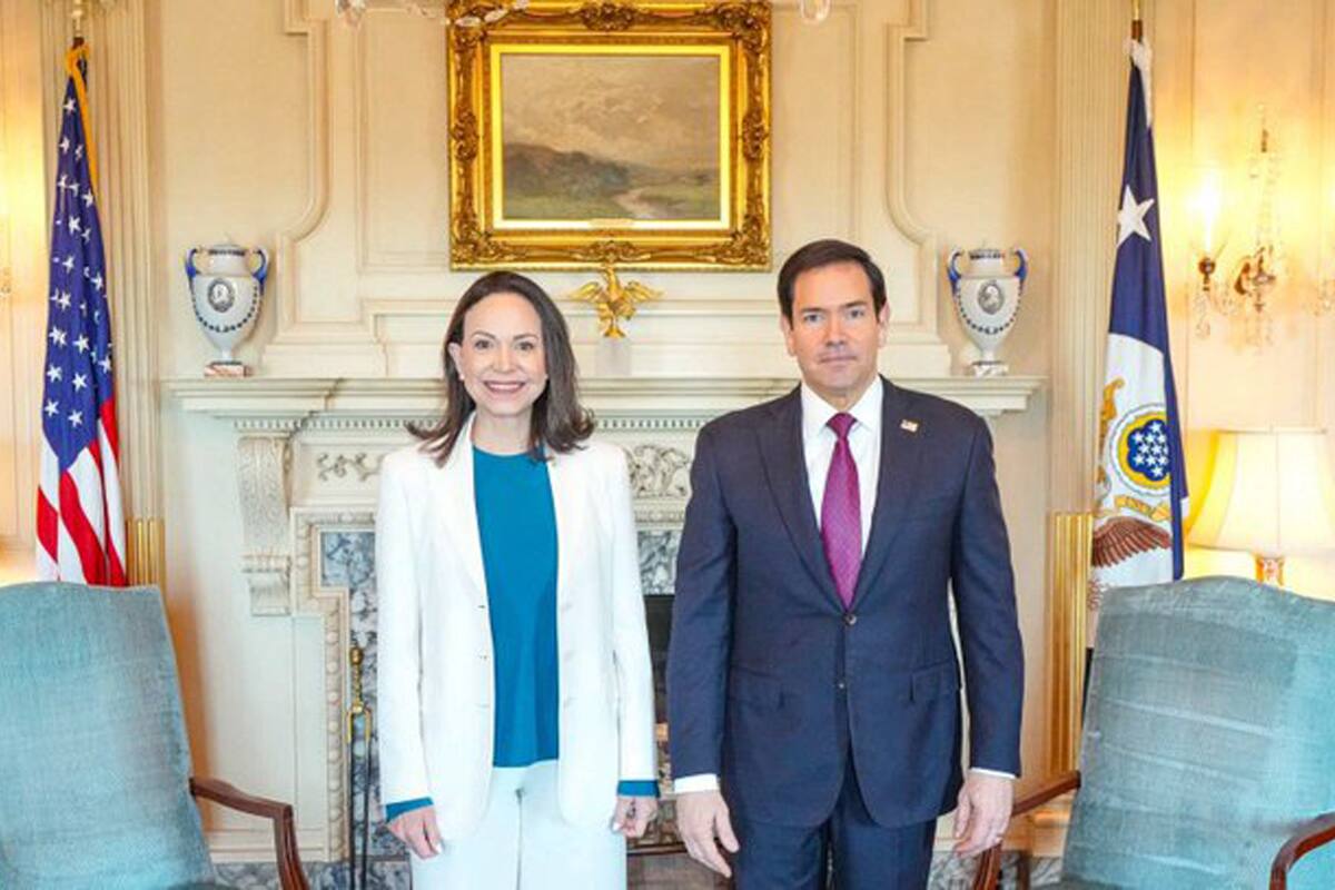 María Corina Machado se reunión con el Secretario de Estado, Marco Rubio en Estados Unidos continuando con las relaciones diplomáticas en la búsqueda de la libertad de Venezuela.