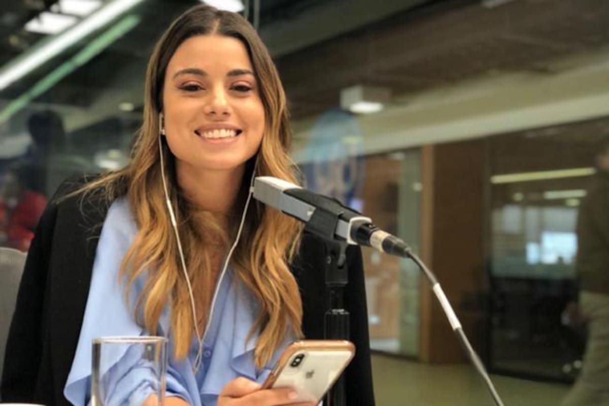 La periodista Marina Granziera de Caracol Noticias.