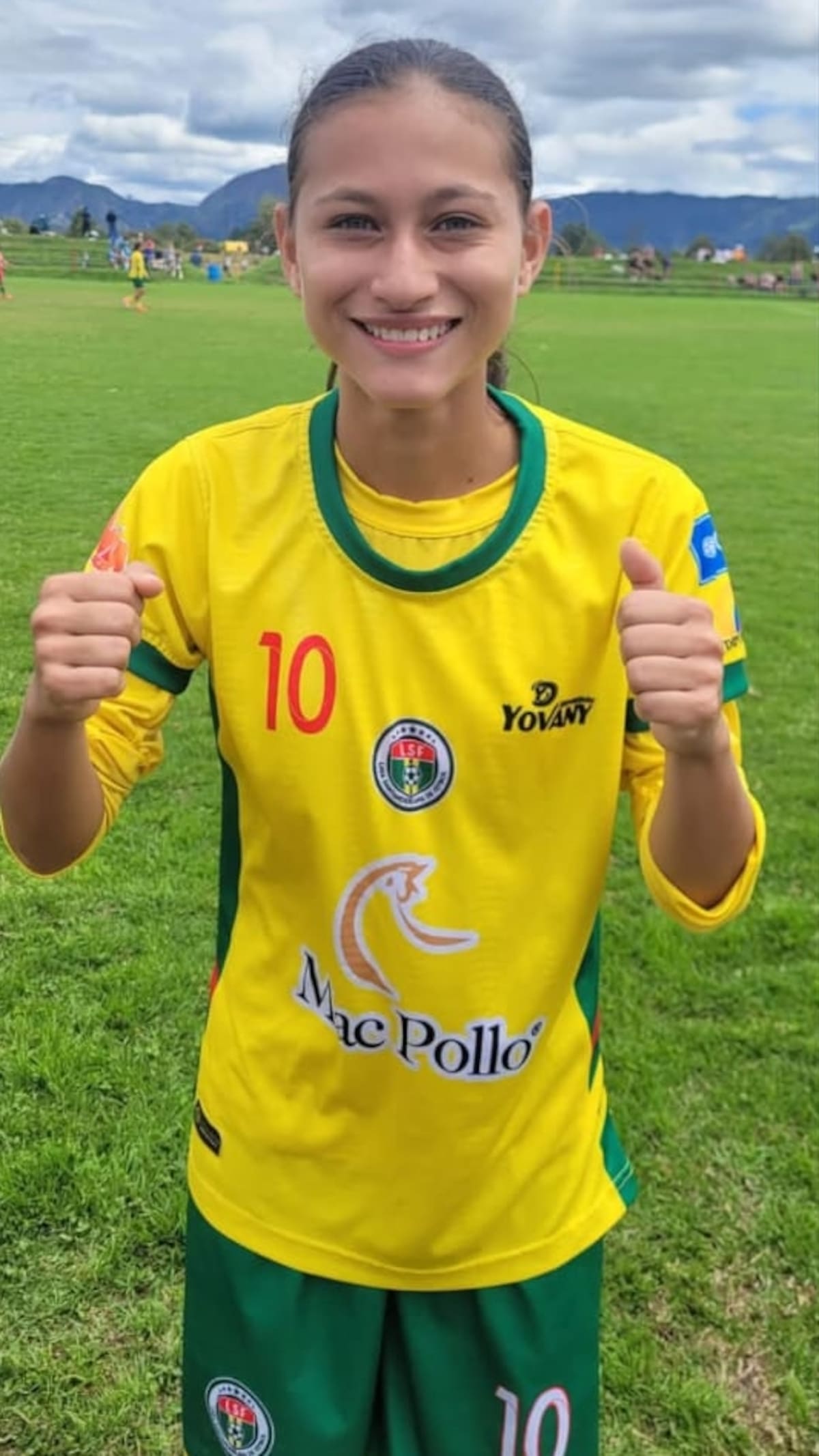 Marlyn Trujillo recibió su primer llamado a la selección Colombia Sub-15 que se prepara para los Juegos Sudamericanos de la Juventud. Foto: cortesía Club Atalanta.