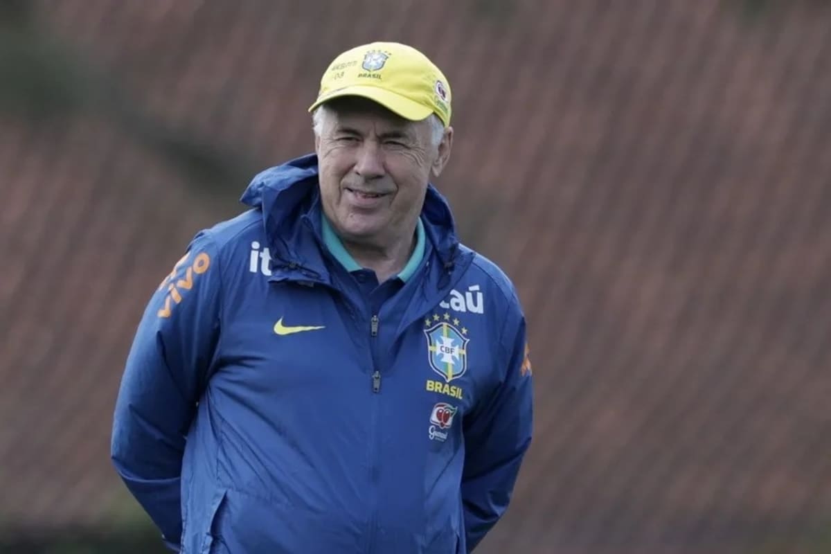 Carlo Ancelotti vivió su debut mundialista al frente de Brasil con el habitual sosiego que lo caracteriza, en el empate 1-1 ante Marruecos. Foto: EFE